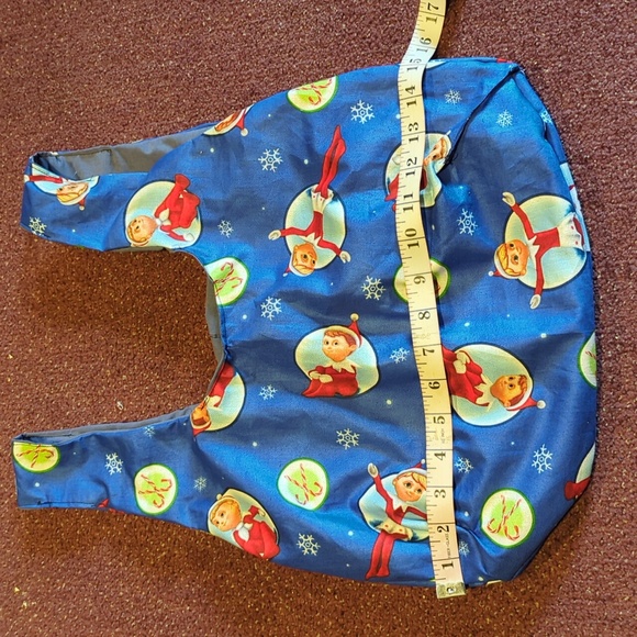 Holiday tote bag - reversible elf on the shelf - Picture 3 of 4